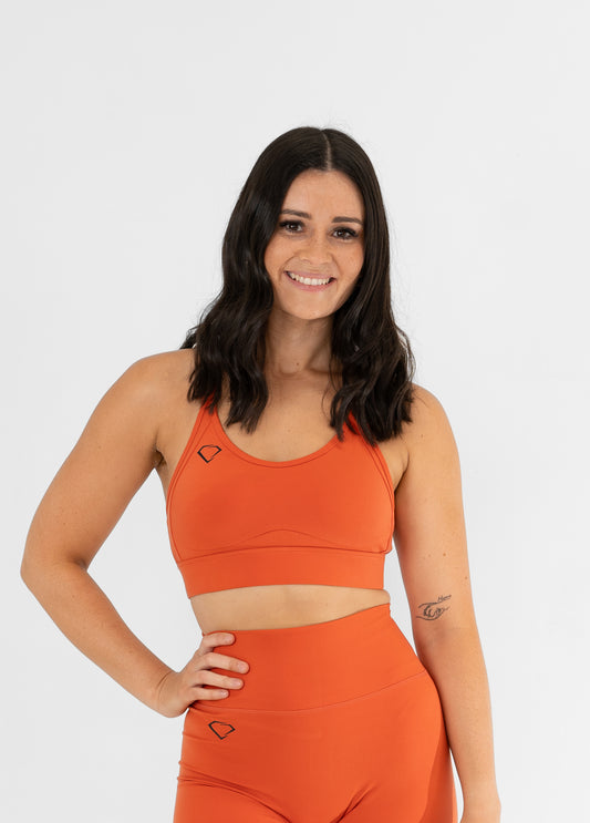 Flex Support Sports Bra - Paprika